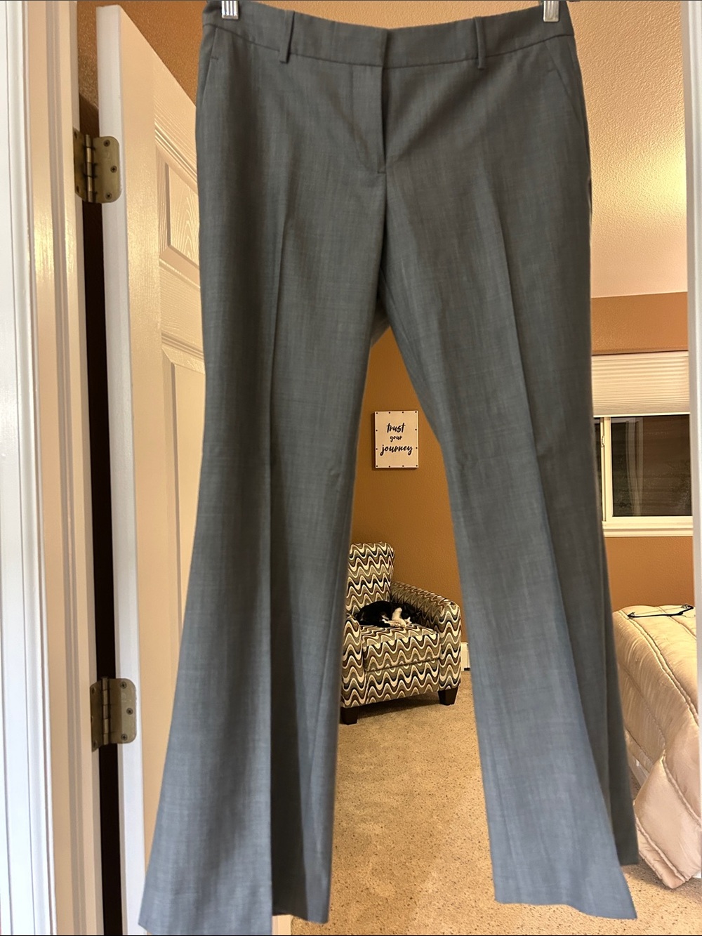 LOFT Gray Women's Dress Trousers